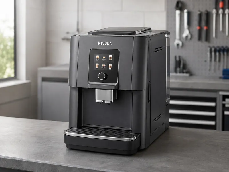 Кофемашина Nivona в сервисной зоне COFFIX
